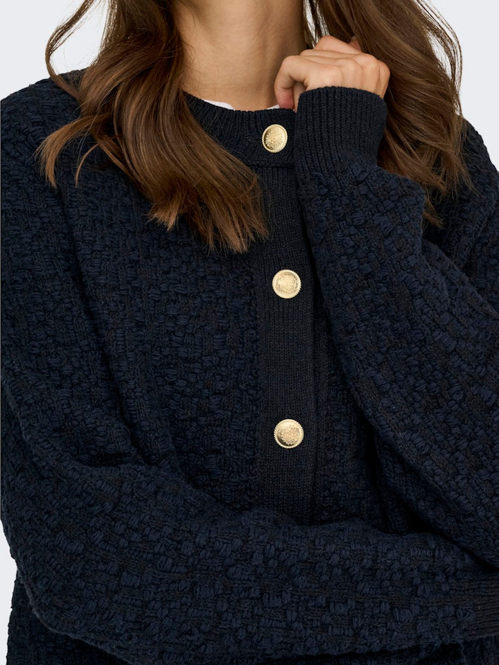 Jdyjonna Life L/s Cardigan Knt - Navy