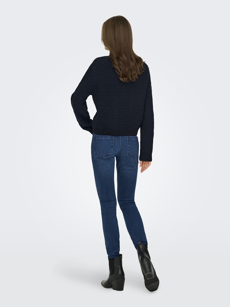 Jdyjonna Life L/s Cardigan Knt - Navy