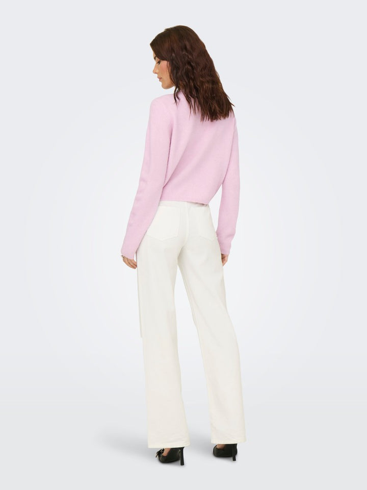 Jdychloe Life L/s Cardigan Knt Noos - Roze