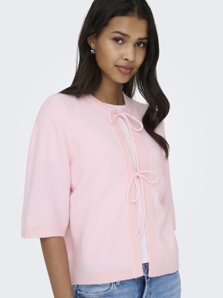 Onlsimoni 2/4 Bow Cardigan Knt Noos - Licht Roze