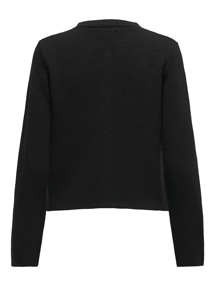 Jdykim Ls On Button Cardigan - Zwart