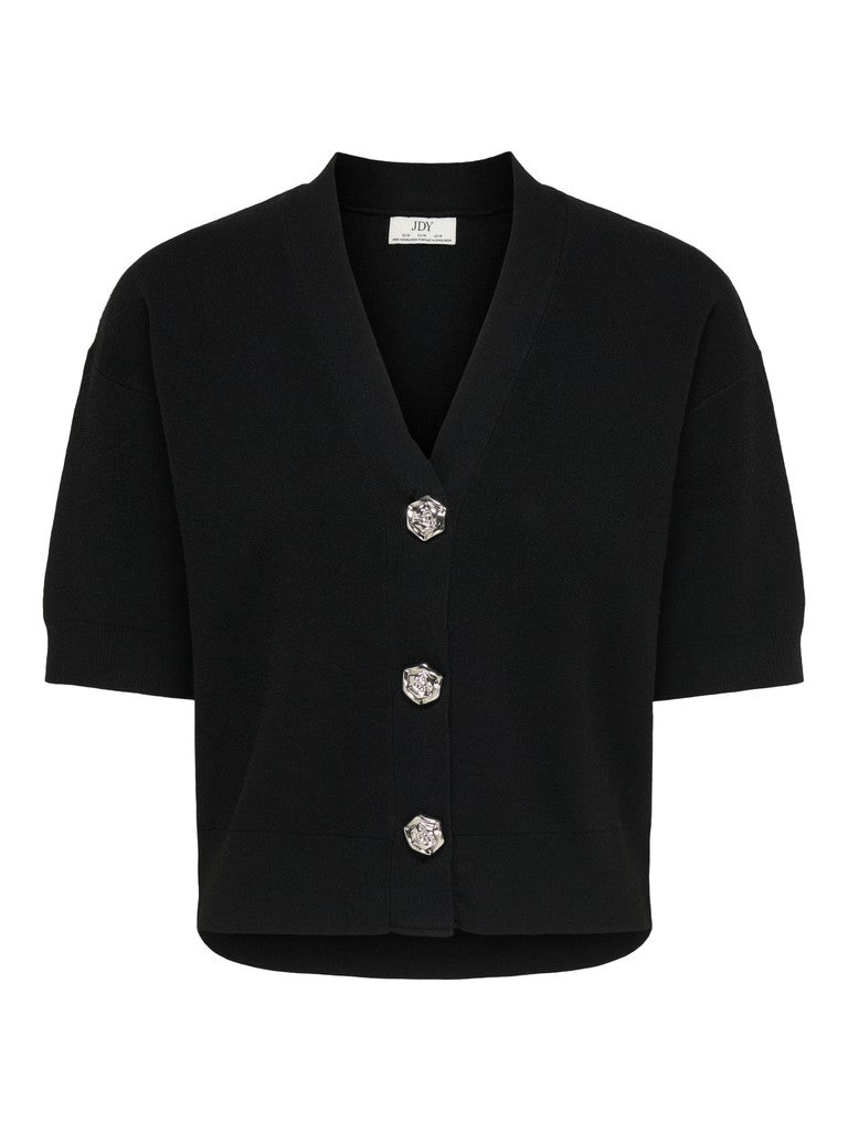 Jdyprime Life 2/4 V-neck Cardigan Knt - Zwart