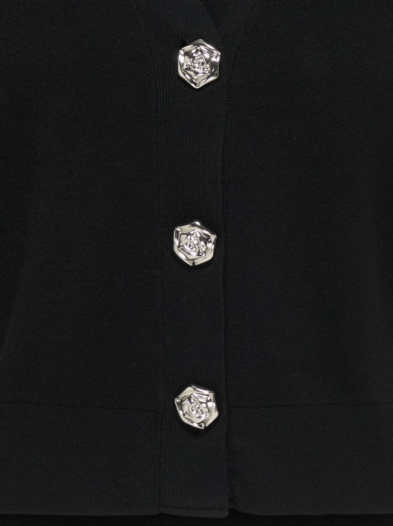 Jdyprime Life 2/4 V-neck Cardigan Knt - Zwart
