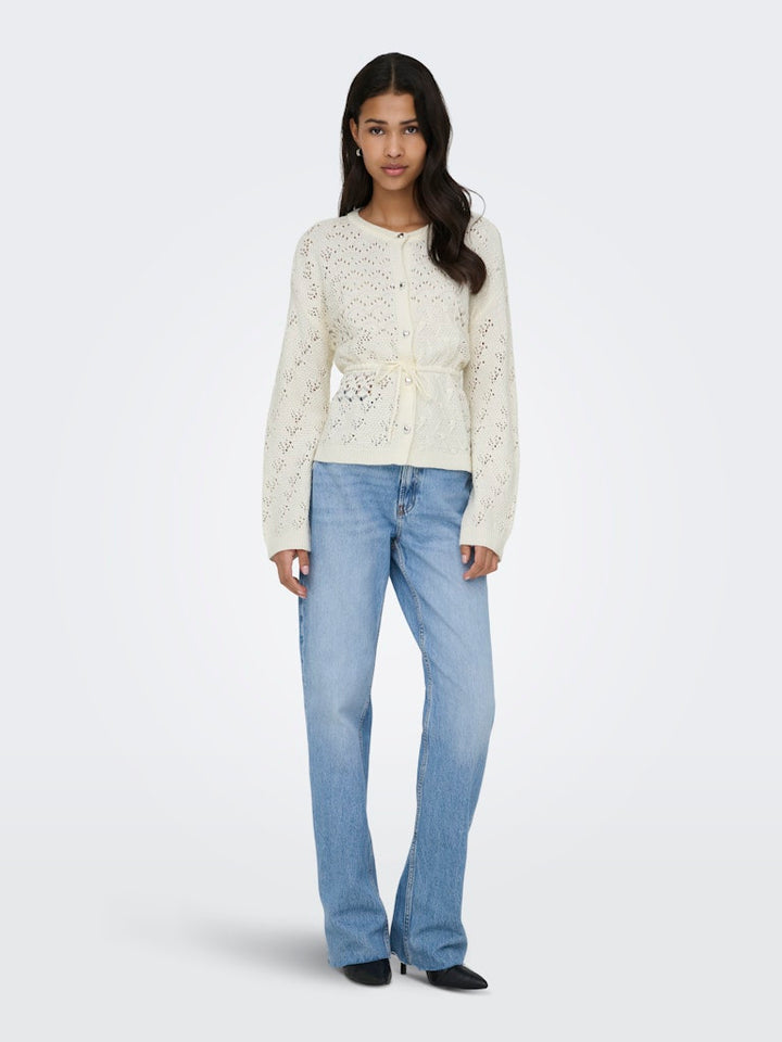 Onlelke Life Ls Cardigan Cc Knt - Off-white