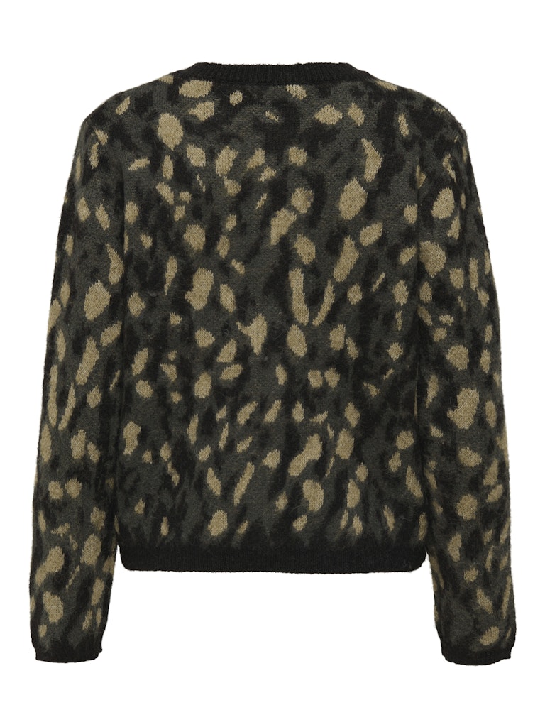 Jdykayla Life L/s Jacq O-neck Cardi Knt - Grijs Dessin