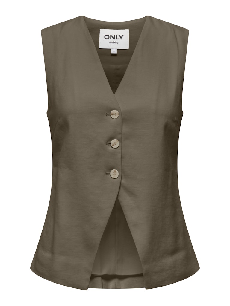 Onltila Life S/l Waistcoat Tlr - Army