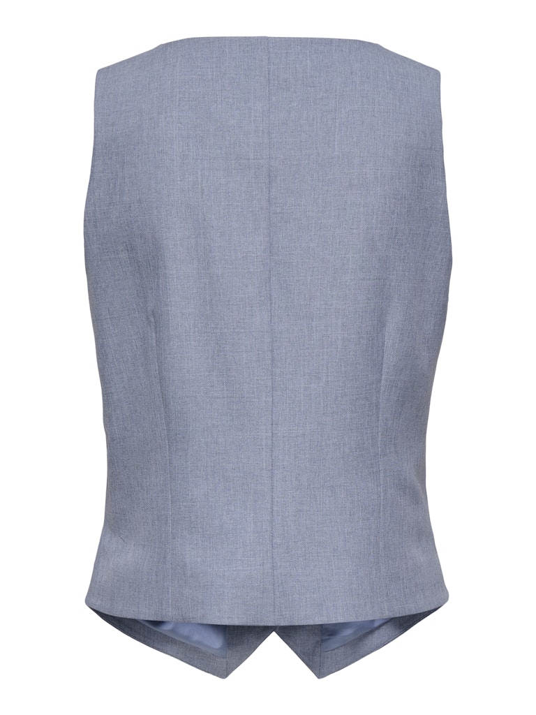 Onllinda S/l Mel Fit Waistcoat Tlr Noos - Lichtblauw
