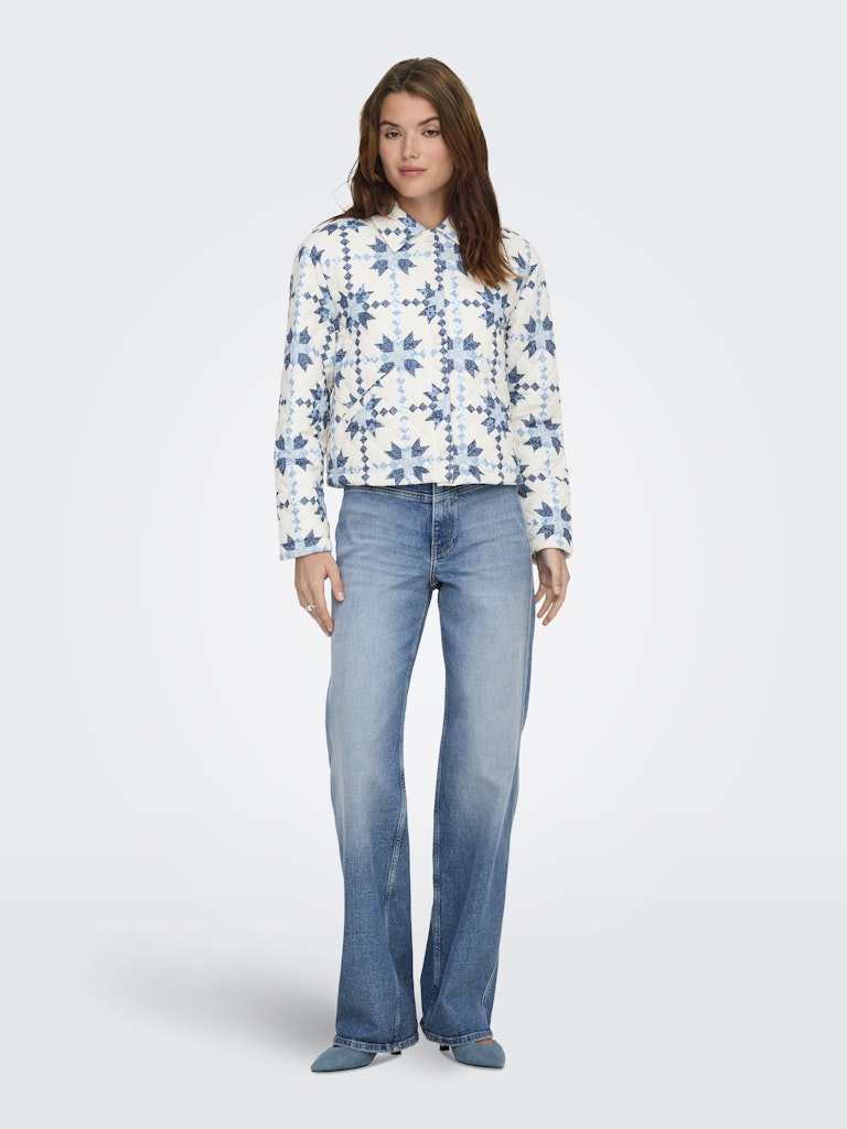 Onlbiana Quilt Jacket Cc Otw - Wit Dessin