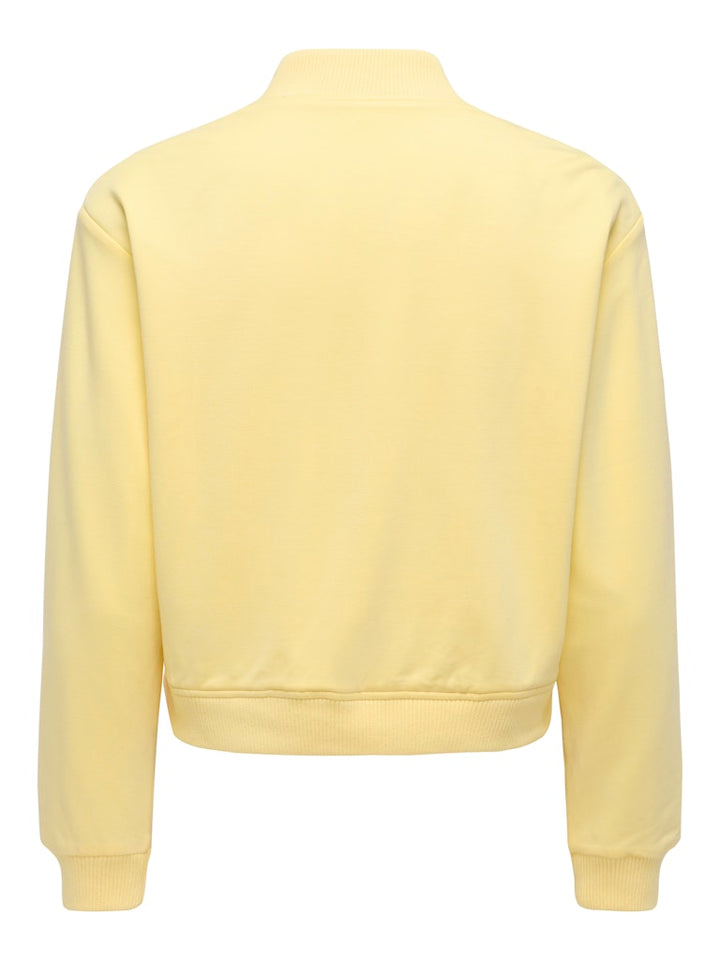 Onlpoptrash L/s Short Bomber Pnt - Geel