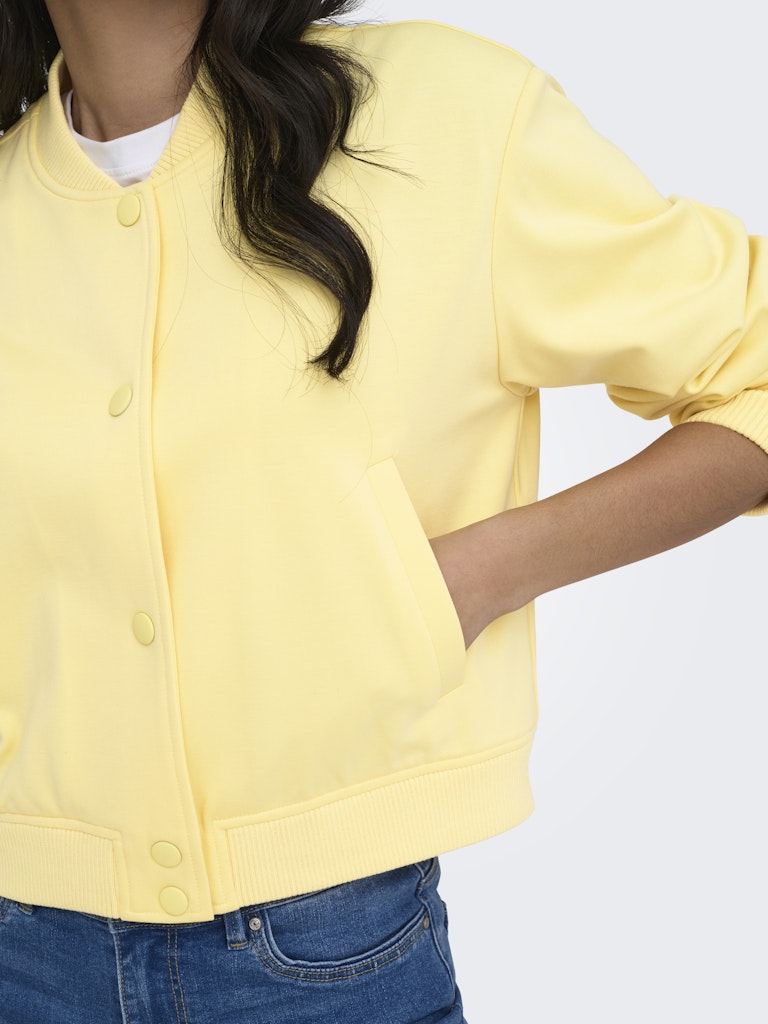 Onlpoptrash L/s Short Bomber Pnt - Geel