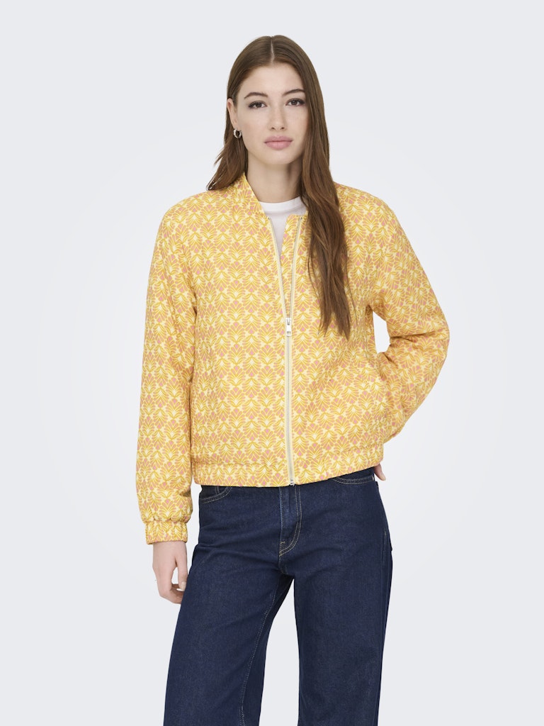 Onlbiana Aop Bomber Cs Otw - Geel Dessin
