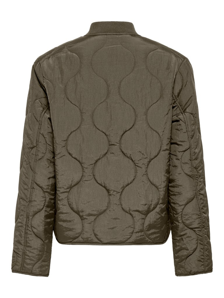 Onlsalsa Quilted Jacket Cc Otw - Olijf