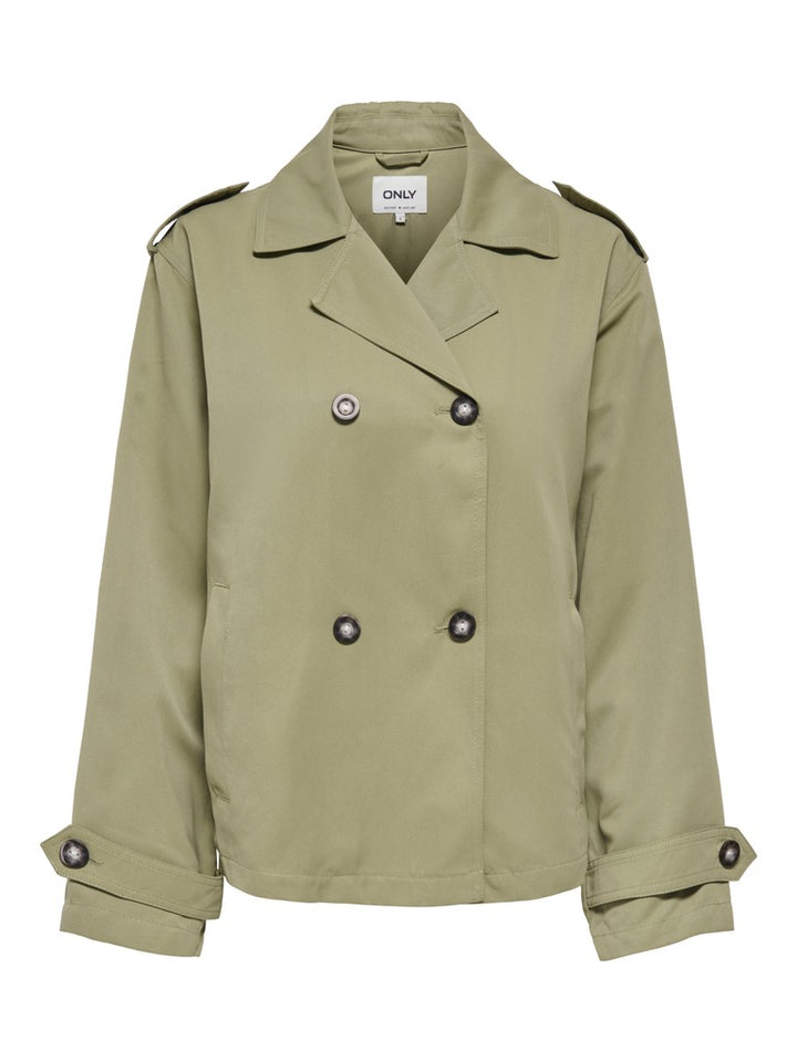 Onlhannah Short Trenchcoat Otw - Army