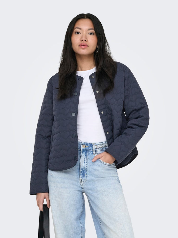 Onlheart Life Quilted Jacket Noos Otw - Navy