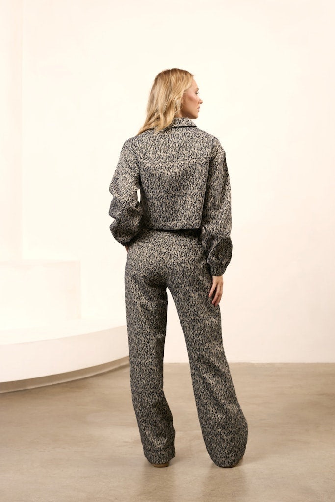 Jacket Eleanor - Blauw Dessin