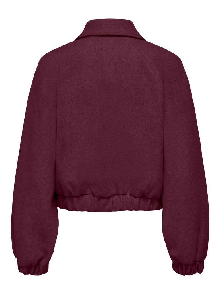 Onlnancy Life Collar Jacket Cc Otw - Bordeaux