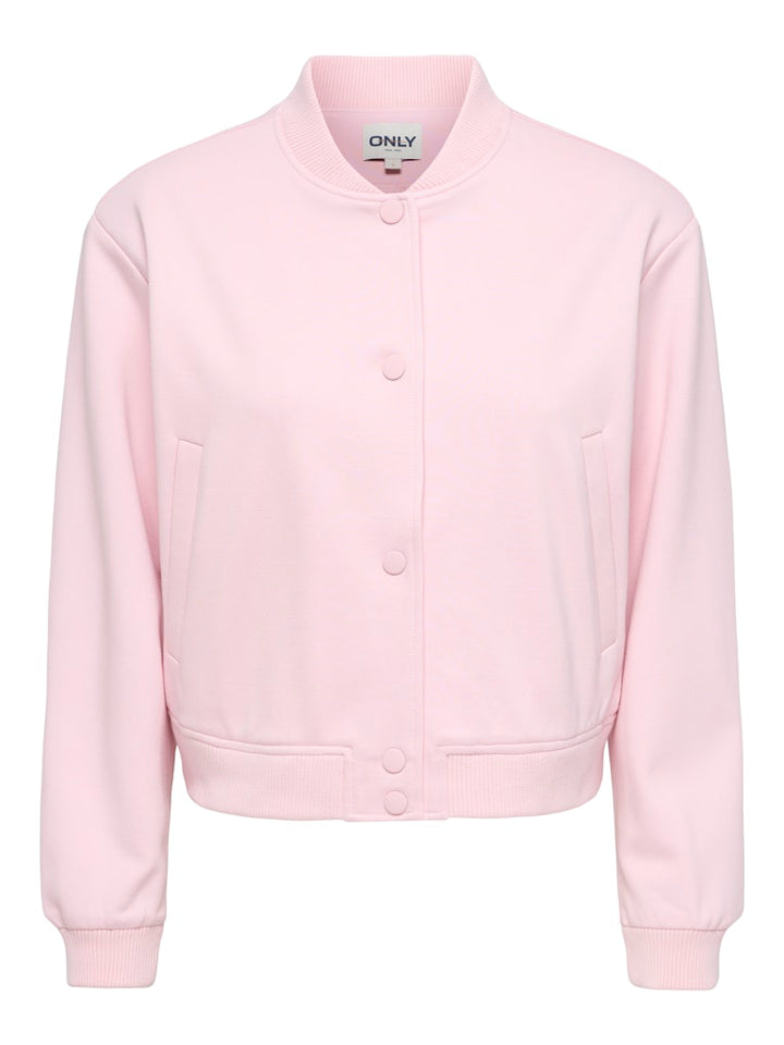 Onlpoptrash L/s Short Bomber Pnt - Fuchsia
