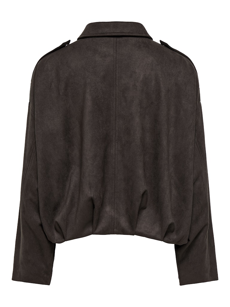 Jdynia Faux Suede Bat Jacket Otw Yfm - Bruin