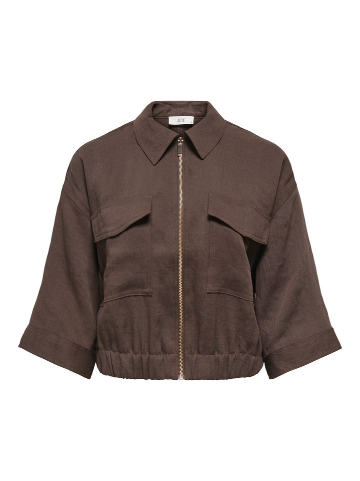 Jdyfinn 3/4 Bomber Wvn - Bruin