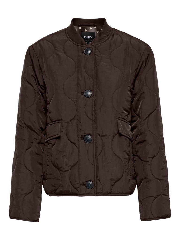 Onlsalsa Quilted Jacket Cc Otw - Bruin