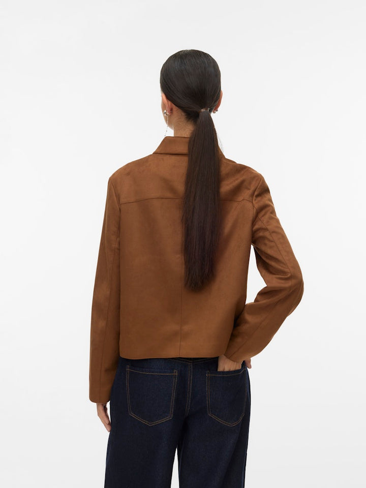 Vmjose Kelly Short Jacket Ga Noos - Cognac