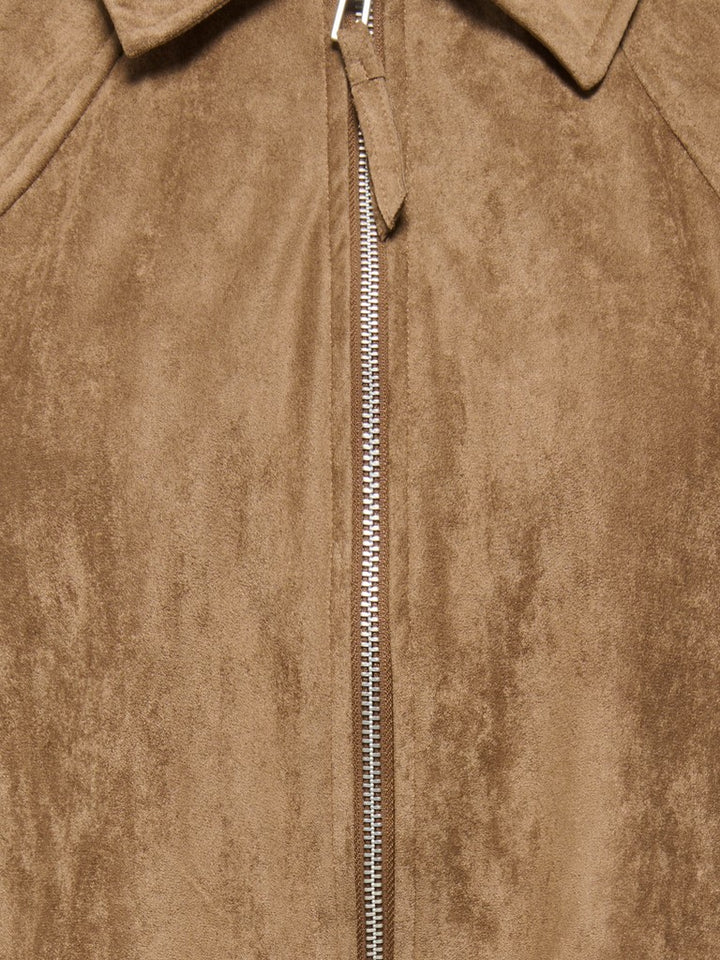 Onllixa L/s Faux Suede Jacket Cc Pnt - Camel
