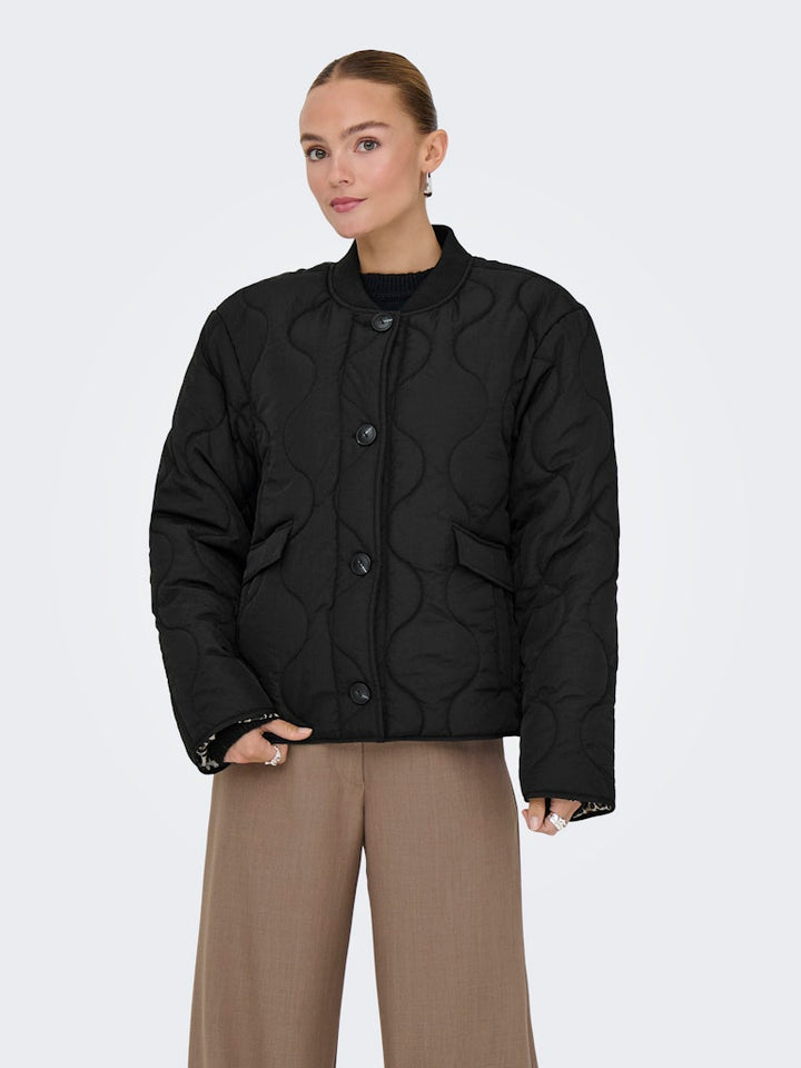 Onlsalsa Leo Jacket Cs Otw - Zwart