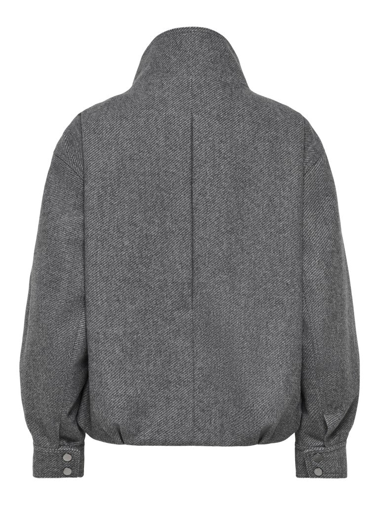 Onlasta High Collar Bomber Jacket Otw - Grijs