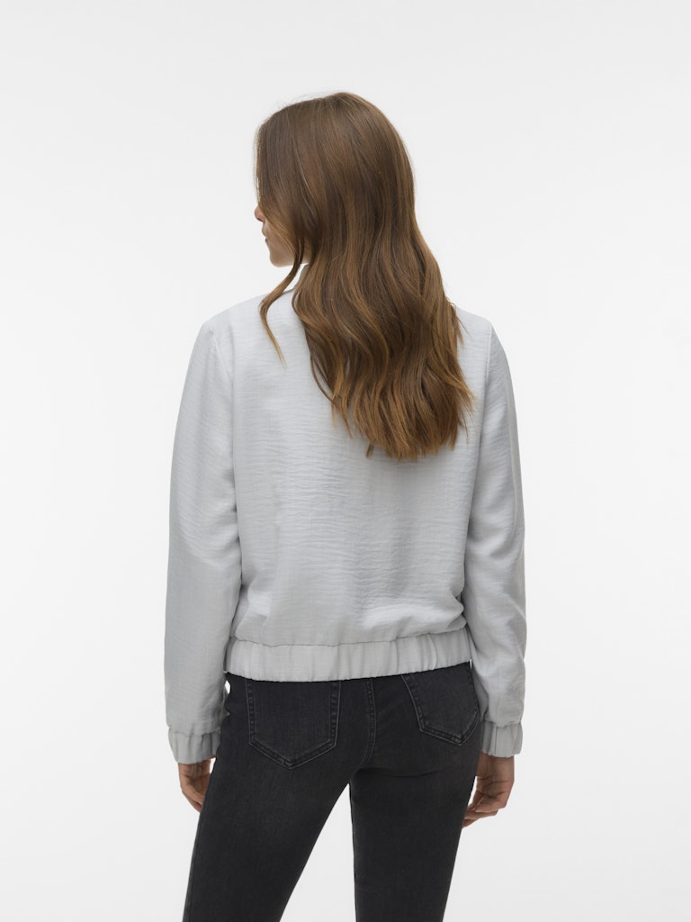 Vmjasmina Ls Bomber Jacket Exp - Lichtgrijs