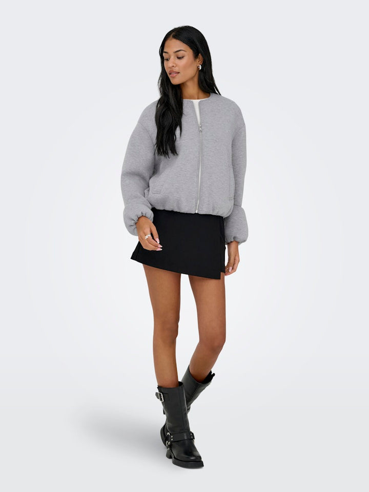 Onlellie Scuba Jacket Otw Cc - Grijs Melee