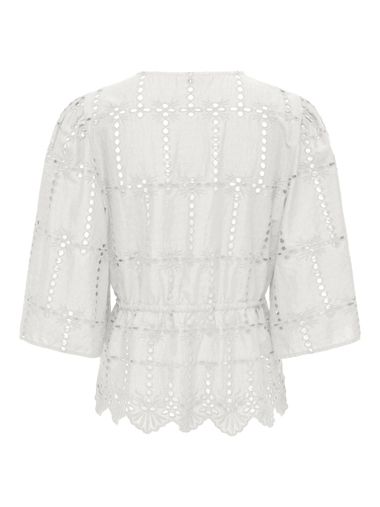 Jdyjojo 3/4 Anglaise Shirt Wvn - Off-white