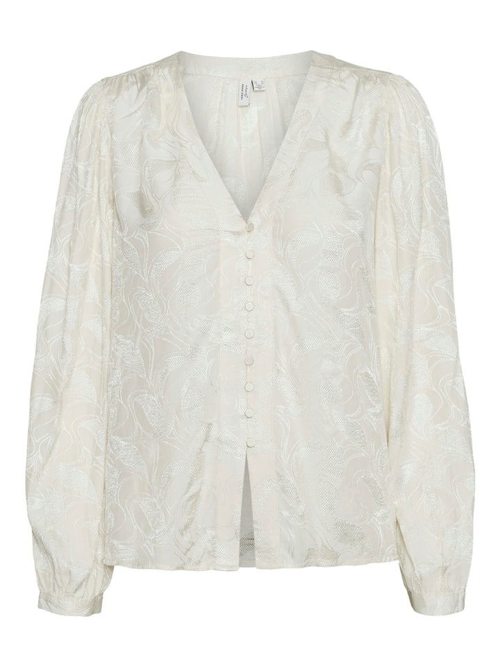 Vmmola L/s Shirt Wvn Btq - Off-white