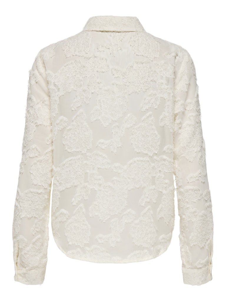 Jdymaia L/s Shirt Wvn - Ecru