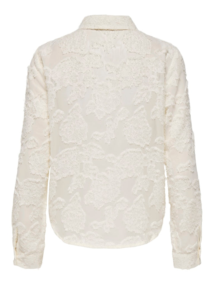 Jdymaia L/s Shirt Wvn - Ecru