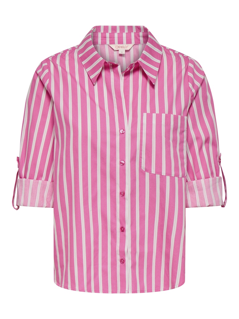 Onlzaylee L/s Shirt Cs Wvn - Fuchsia