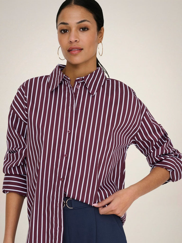 Jdyserena L/s Shirt Wvn Noos - Paars Dessin