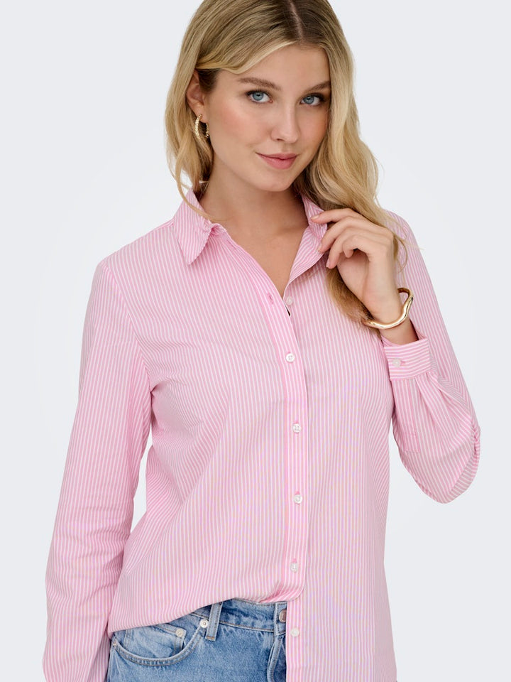 Jdymio L/s Shirt - Roze Dessin