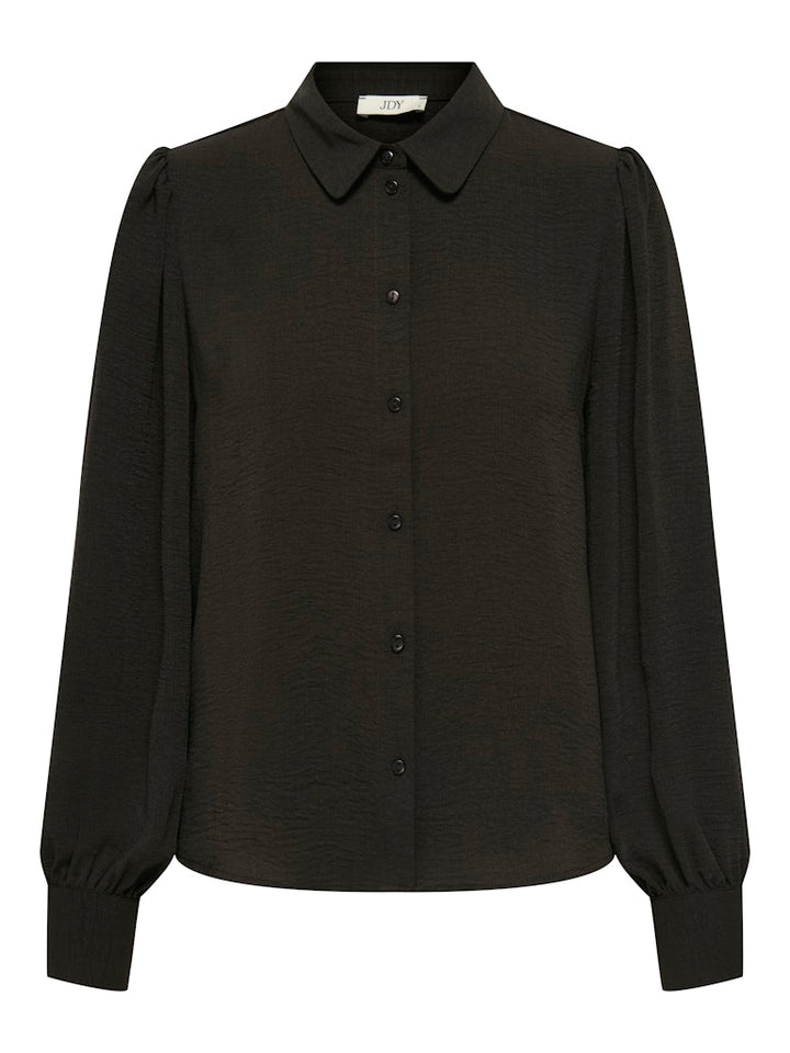 Jdydivya Life L/s Puff Shirt Wvn Dia - Bruin