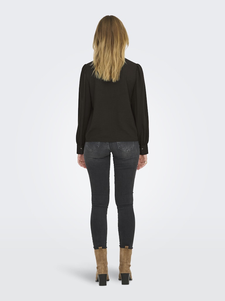 Jdydivya Life L/s Puff Shirt Wvn Dia - Bruin