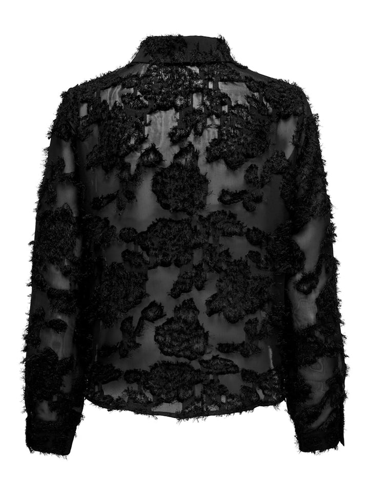 Jdymaia L/s Shirt Wvn - Zwart