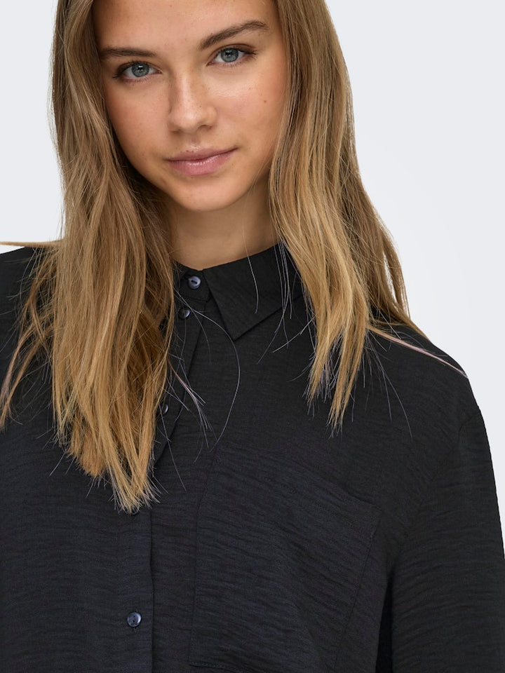 Jdydivya 3/4 Loose Shirt Wvn Noos - Zwart