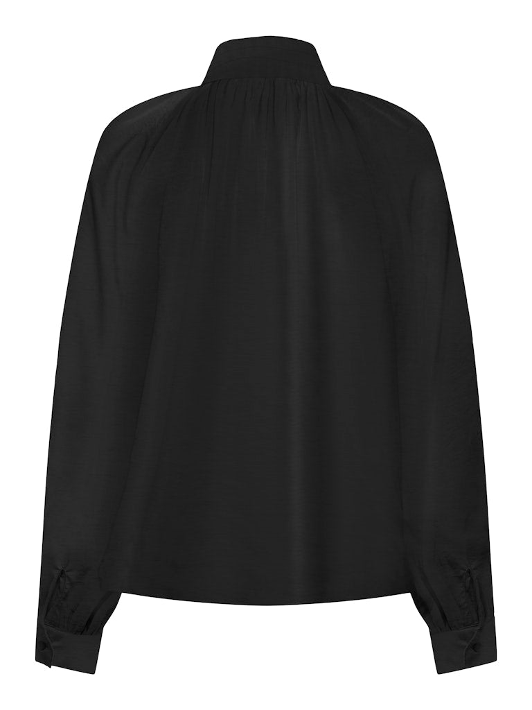 Jdybeatrice Life L/s Bow Shirt Wvn - Zwart