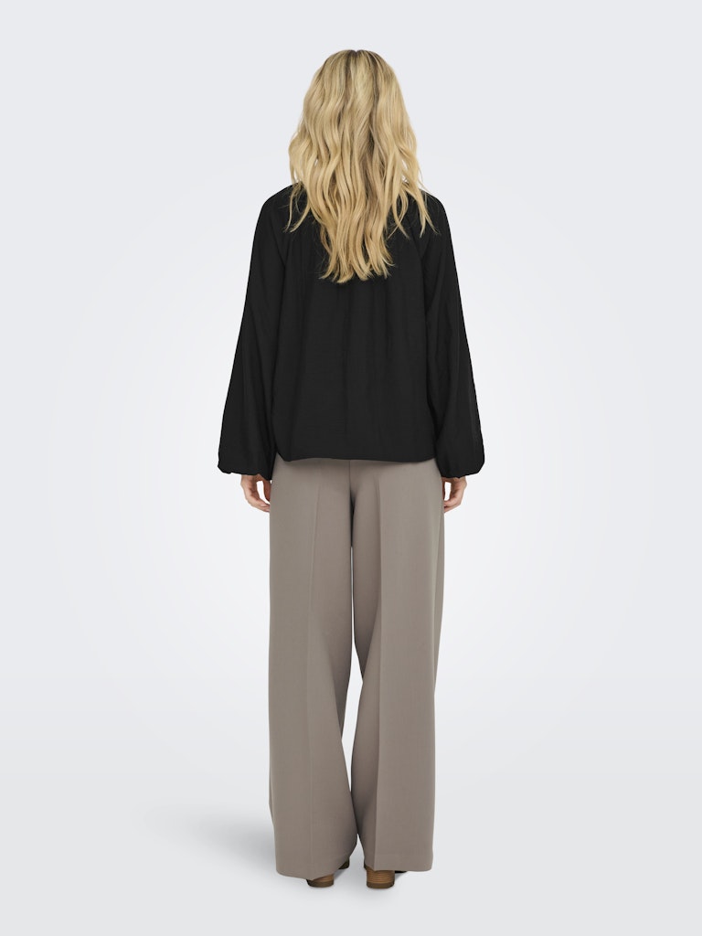 Jdyloli L/s Lace Shirt Wvn Dia - Zwart