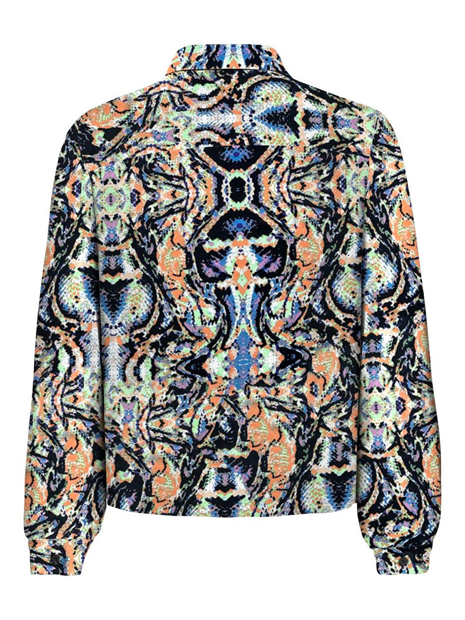 Onlnova Life Vis L/s Emma Shirt Aop - Multicolor