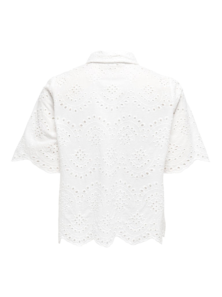 Onlvalais S/s Shirt Wvn Noos - Off-white