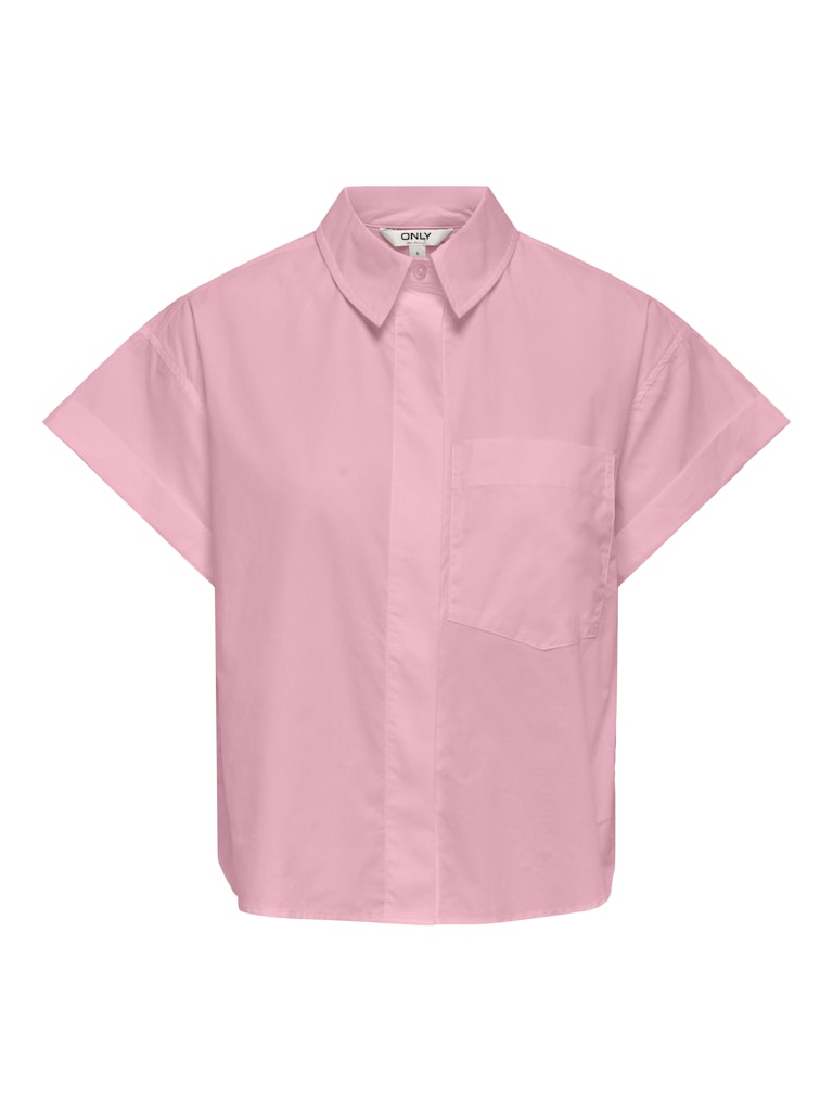 Onlkeri S/s Fold Shirt Wvn - Roze