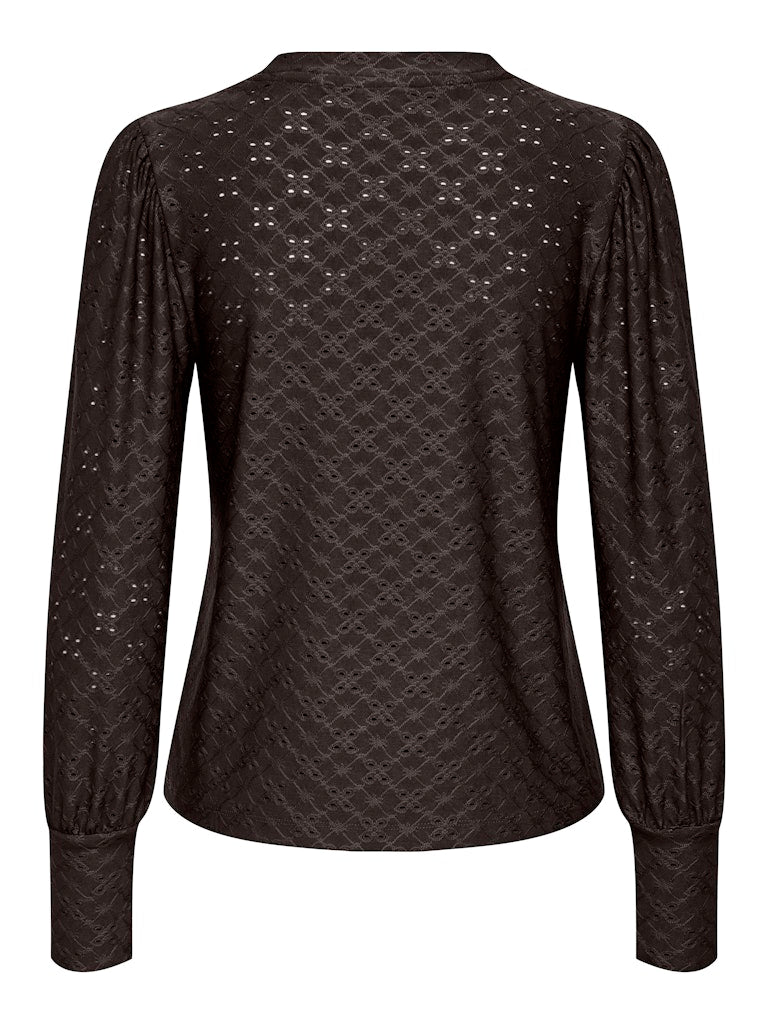 Jdycathinka L/s Bellsleeve Top Jrs Noos - Bruin