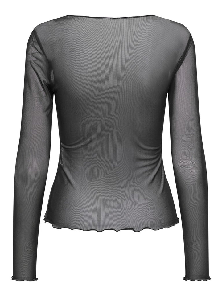 Jdyelsa New L/s O Neck Top Jrs Noos - Zwart