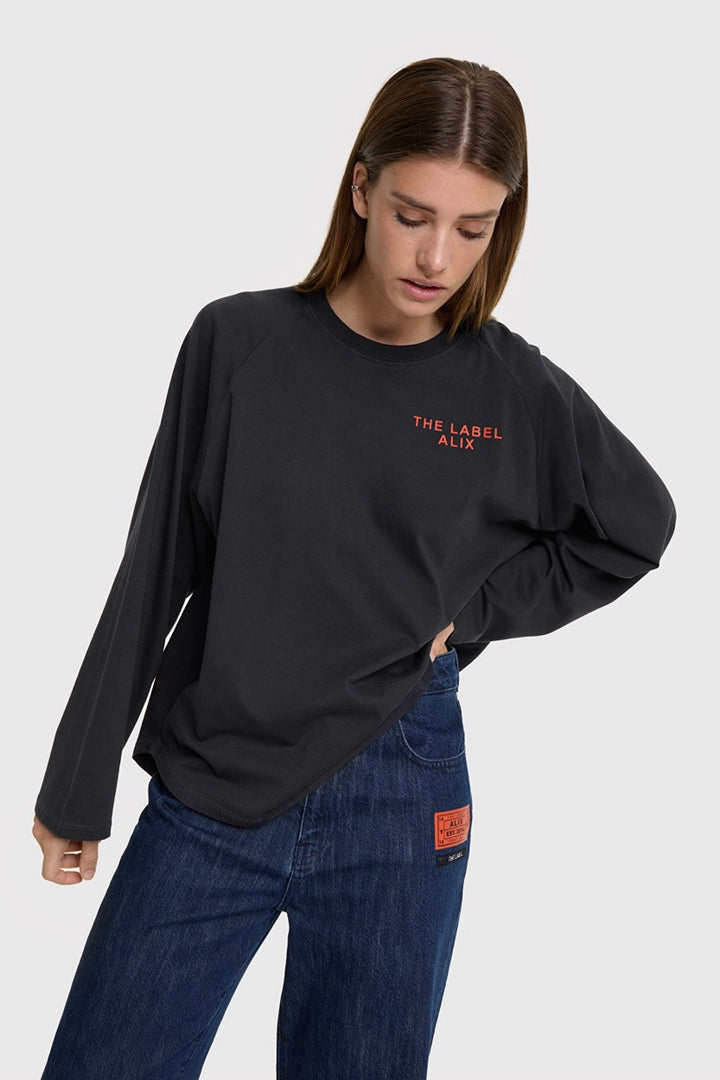Raglan Long Sleeve - Antraciet