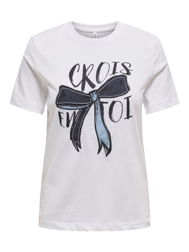 Onlemma Life Reg S/s Lady Top Jrs N - Wit